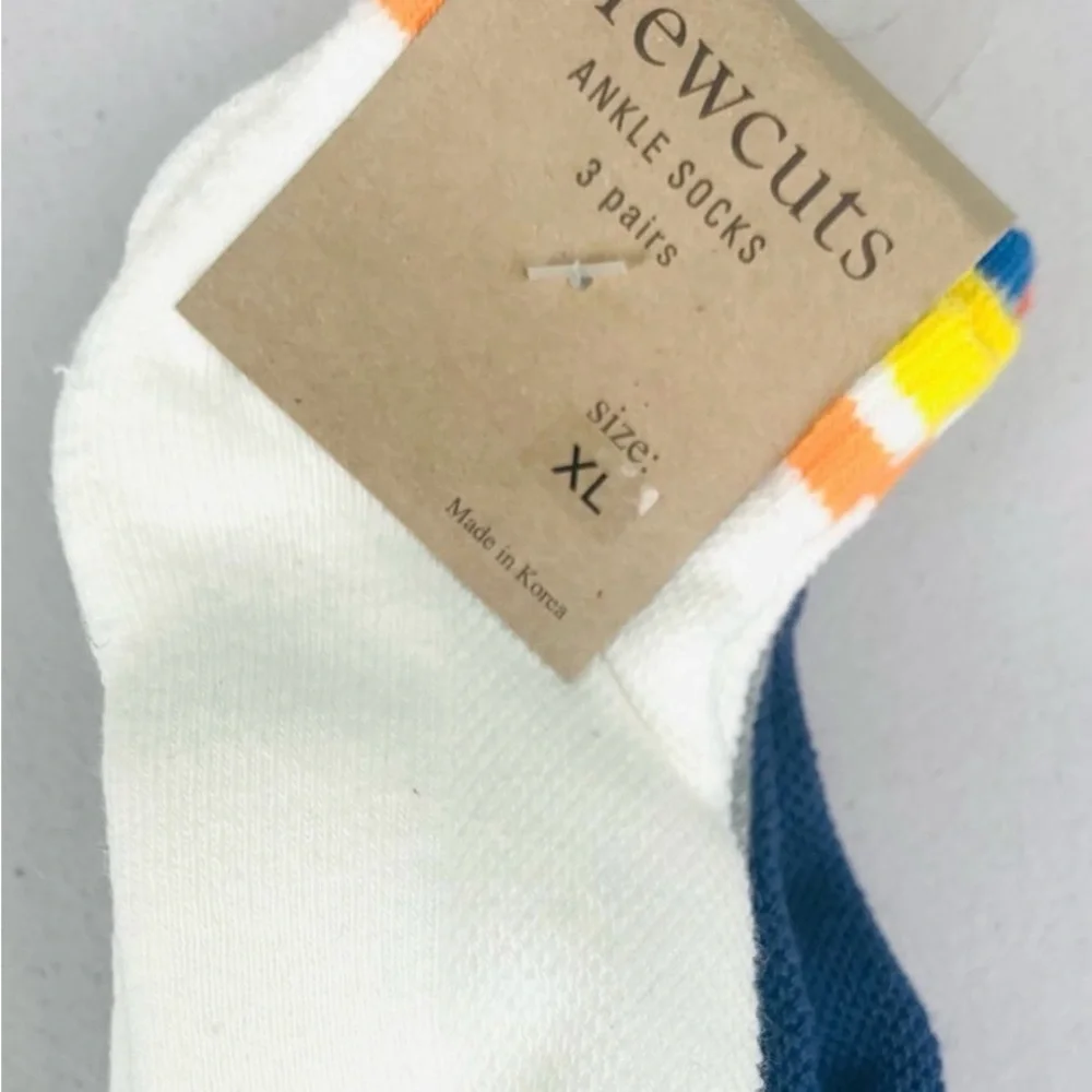 J.Crew Ankle Boys Socks 3 pairs